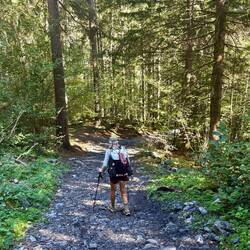 Anstrengenden letzte Meter nach Les Houches