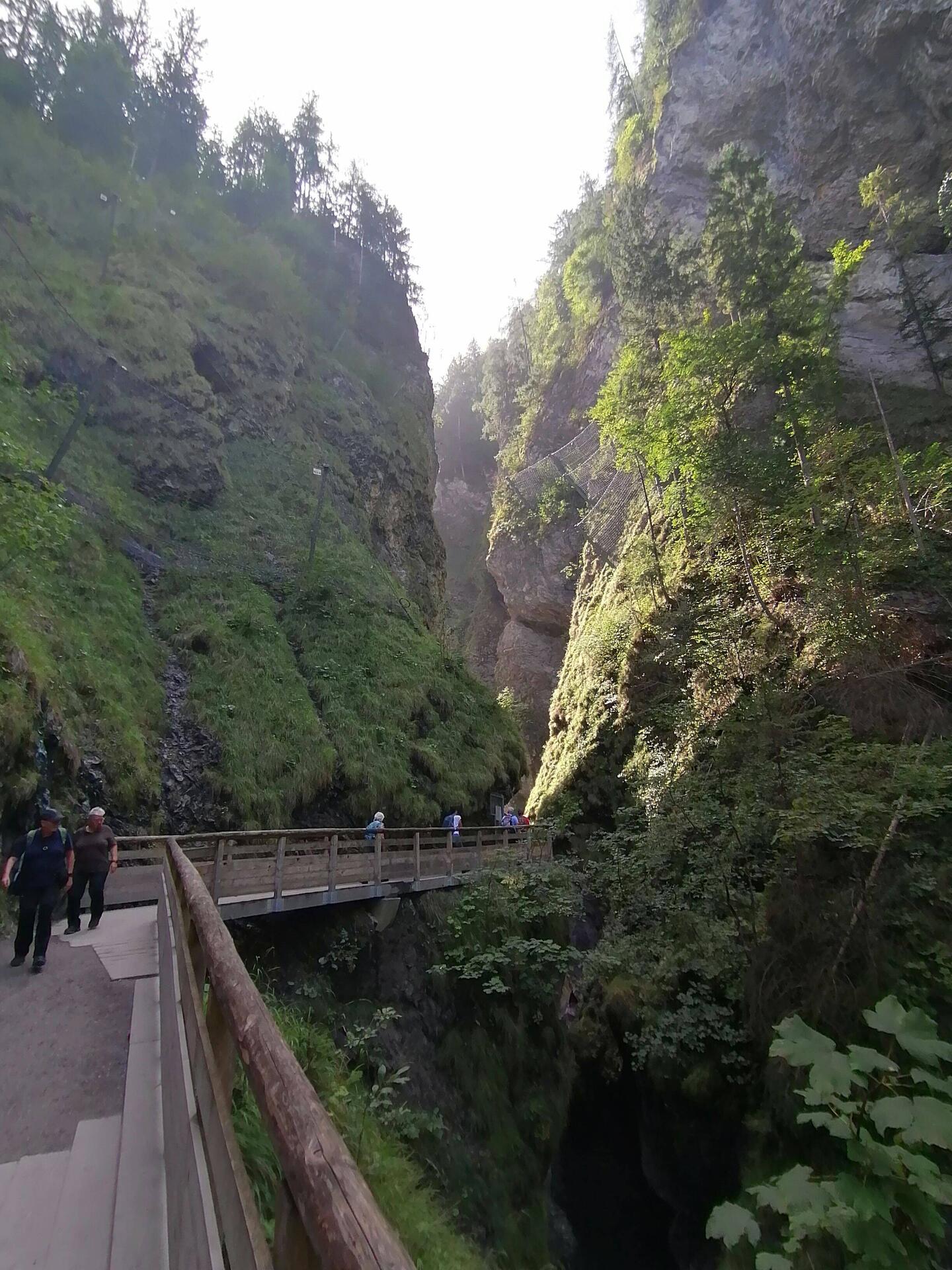 Auf dem Weg zur Liechtenstein Klamm