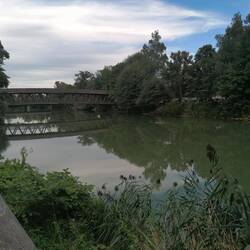 Brücke über den zweiten Fluss: die Loisach