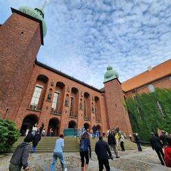 The inner courtyard