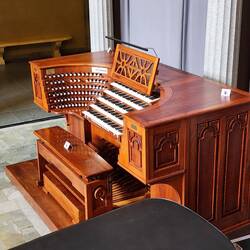 The organ, has more than 10,000 pipes