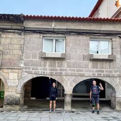 Unsere Unterkunft in O Porriño
