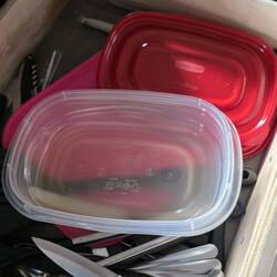 3 Tupperdosen für übriges Essen