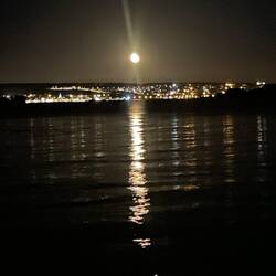 Couldn't really capture the color of the moon