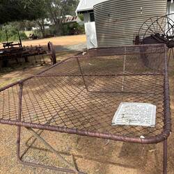 Wool sorting table at CVHS museum