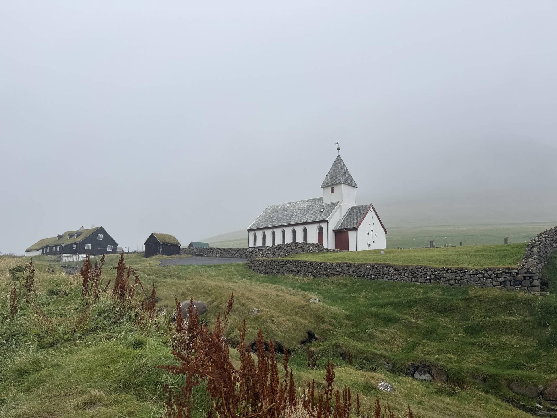 Deep thick fog in the northern islands