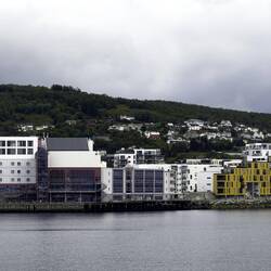 The Harstad skyline as we continue our voyage north.