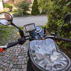 Wieder mal mit Navi obwohl ich das in der Gegend nicht brauche.