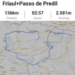 Die heutigen 150km