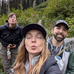 Ein weiteres Gruppenselfie muss natürlich sein.