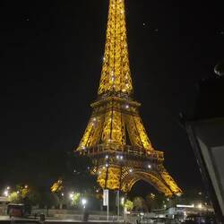 light show happens for five minutes at the top of every hour after dark until 1:00 AM