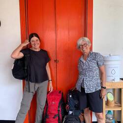 Abschied vom Hostal Tralala in Salento