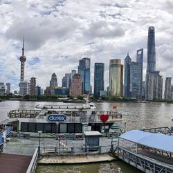 Panoramablick auf die Skyline