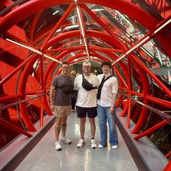 Entrance to Hep Five Ferris Wheel in Osaka