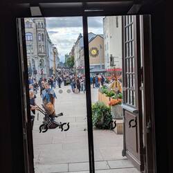 Bahnhofsausgang zur Karl Johans gate