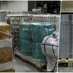 Tromsø is getting some OJ; on the right are collapsed boxes for shipping king crab orders.