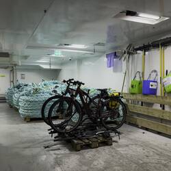 Cargo bay aboard m/s Havila Castor.
