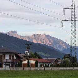 Das Dachsteinmassiv vom Passruckercamp