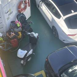 Bikes on the ferry