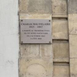 A home of poet Charles Baudelaire