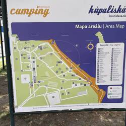 Campingplatz Lage und Einteilung