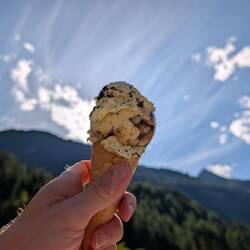 Eis haben wir uns gegönnt
