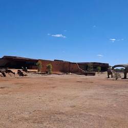 This houses the longest fossil in the world. 70m