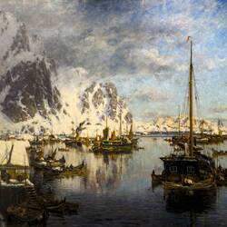 "From Svolvær" by Gunnar Berg (1889).
