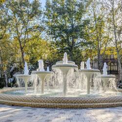 Baku Old Town - White Lily Fountain