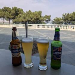 Loving the taste of the local beer - especially the unfiltered one.