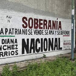 From the current ruling party: "NATIONAL PRIDE: a country not sold,but loved and defended"