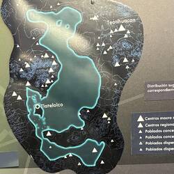 Here, one can see how close Tlatelolco is to Teotihuacan,bitter rivals in the 1400's