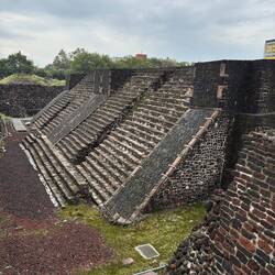 The "templo mayor" beautifully excavated