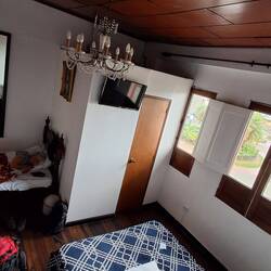 Unser Hostelzimmer von der 3. Etage des Stockbetts aus
