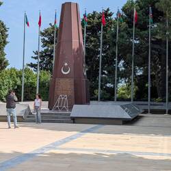 Memorial to Turkish soldiers who fought against the Bolsheviks in 1918