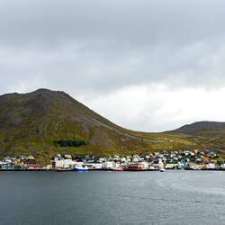 Approaching our berth in Honningsvåg.