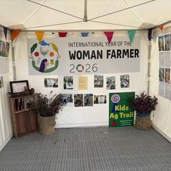 International Year of the Woman Farmer display