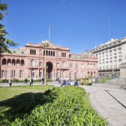 Das Casa Rosada - der Amtssitz des argentinischen Präsidenten