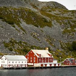 Foldalsbruket — once a fish and oil processing plant, today it is. cultural center/museum.