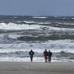 Ziemlich aufgewirbelte Nordsee