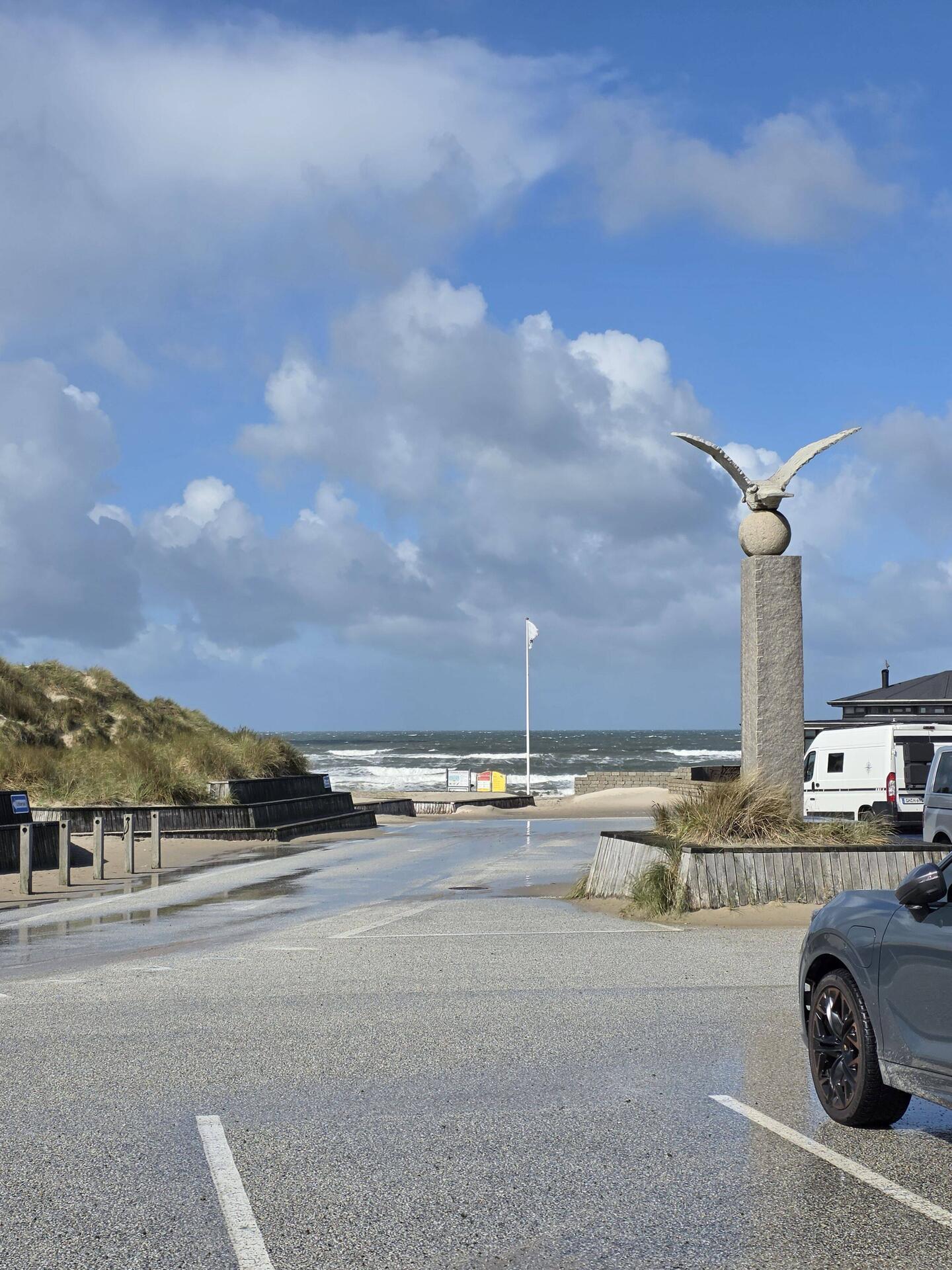 Henne Strand Beachparkplatz