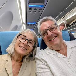 Azerbaijan airlines - 2 hour flight to Tashkent, trying not to fall asleep
