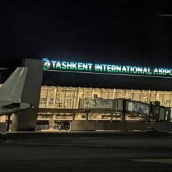 Finally made it to Tashkent, landing at 2am