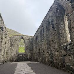 Old gothic monastery