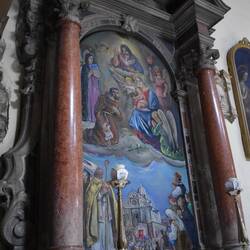 Very different style of church art