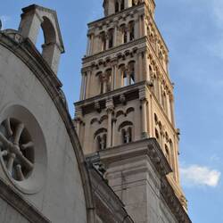Church tower inside the walls