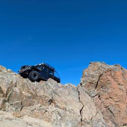 Der Jeep des Bösewichts im Film