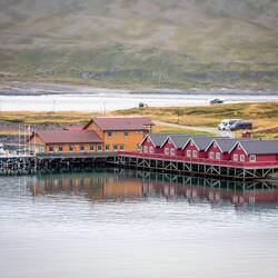 Reflections = double the pleasure in Mehamn.