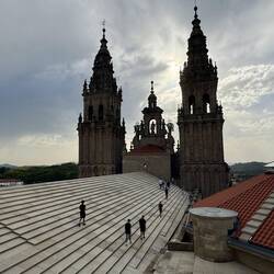 Auf dem Dach der Kathedrale