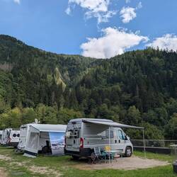 Toller Stellplatz mit Sicht von oben